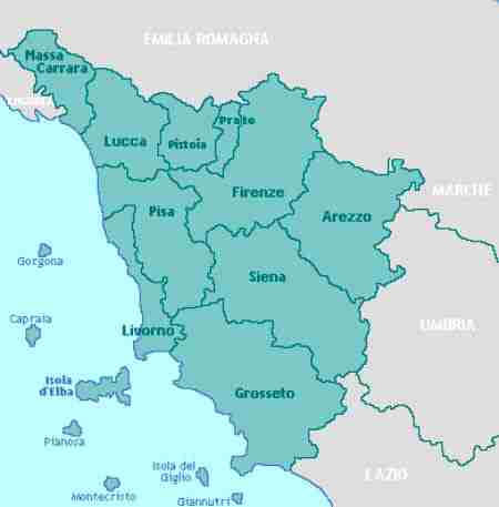 Disinfestazione tarli Toscana: lista delle province
